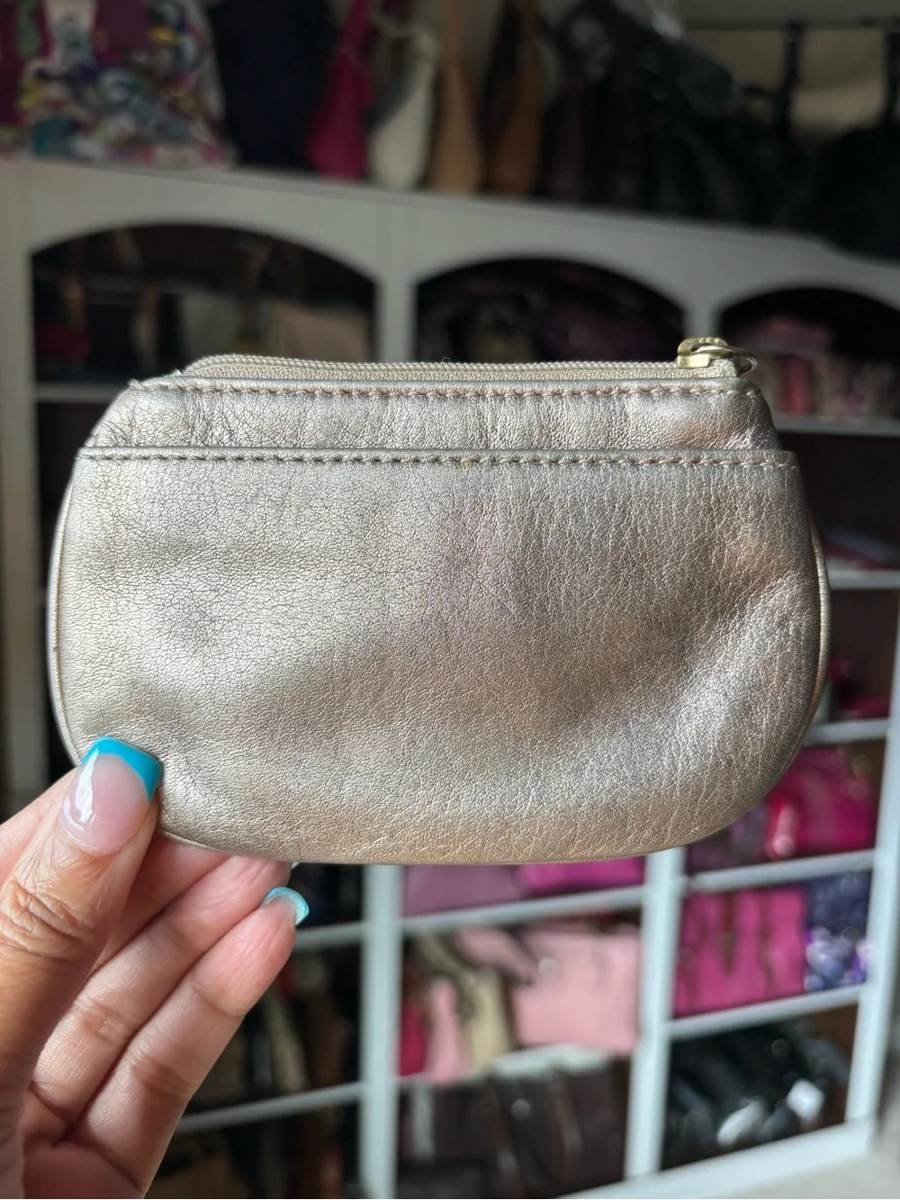 ✨👛🪙COACH Ashley Pleated Coin Purse 🪙👛✨